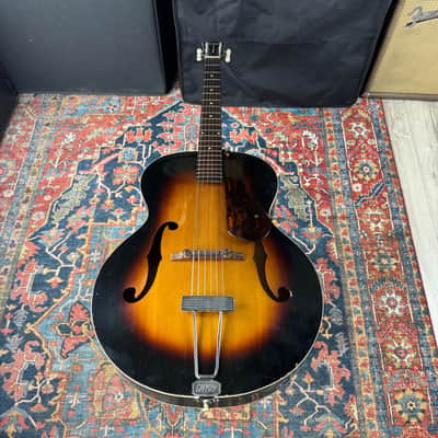 *Video* Gretsch New Yorker Archtop Acoustic Brazilian Fretboard - 1956 image 7