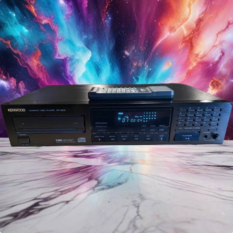 Kenwood DP-3010 Compact Disc Player Single Black Player With Remote New Belts🎶 image 1