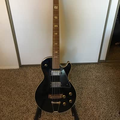 National Bass Single Cutaway (LP 477-2B) 70's Black with Binding image 1