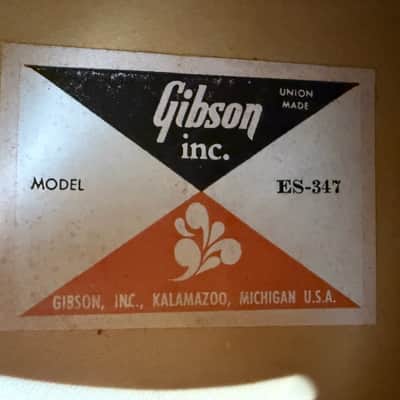 Gibson ES-347 TDN 1978 - stunning figured Bad Boy Blondie ready for your collection ! image 11