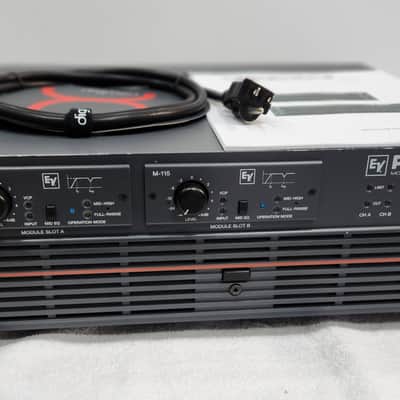 Electro Voice P1202 Power Amplifier + 2 x M115 Module In good condition Made in Germany image 16