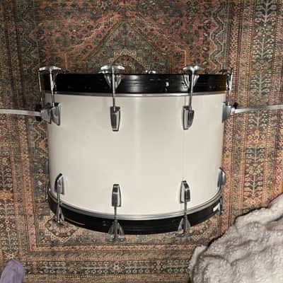 70’s Ludwig Bass Drum 24” - White Cortex image 6
