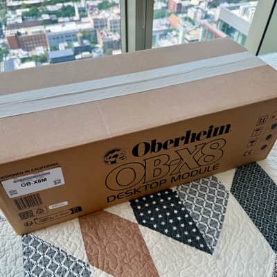 Oberheim OB-X8 Desktop 8-Voice Synthesizer 2022 - Present - Black with Wood Sides