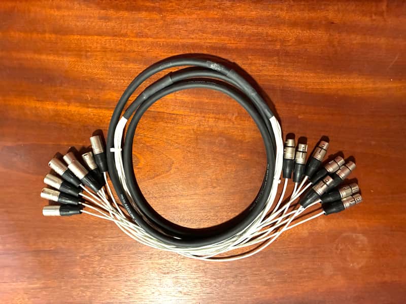 Pro Co MT8XFXM-10 8-channel XLR Male to XLR Female Snake - 10’ image 1