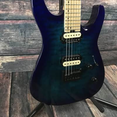 Used Jackson Pro Series Dinky DK2QM HT Strat with Case image 3