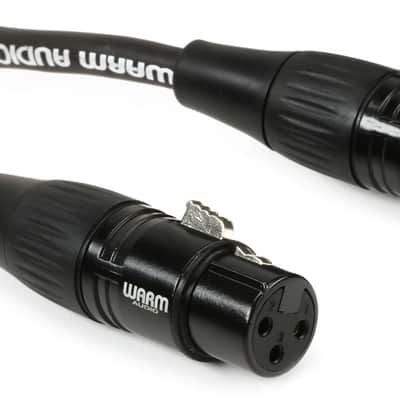 Warm Audio Pro Silver XLR Female to XLR Male Microphone Cable - 3 foot image 1