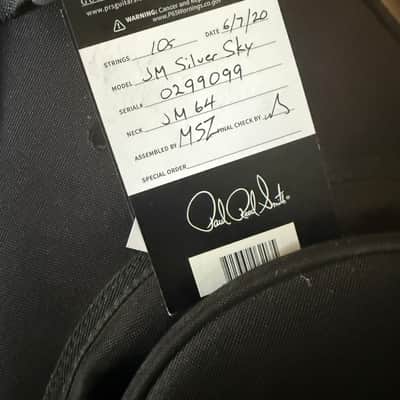 PRS Silver Sky Limited Edition 2020/2021 - Nebula & Luner Ice Combo image 5