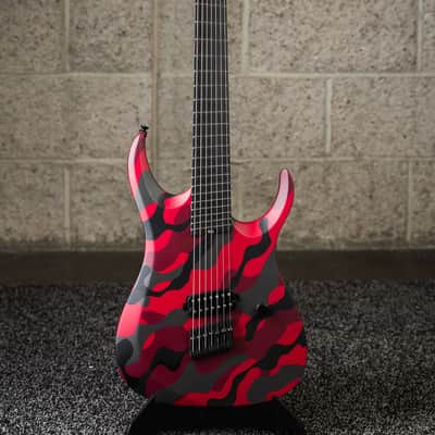 Ormsby [PRE-ORDER] DC GTR 7 string Multiscale 2020 Blood Camo image 8