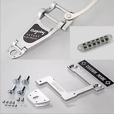 IN STOCK! Bigsby B7 Vibrato, Vibramate V7-335e (8") & roller bridge fits Epiphone/Imported ES/Dot/HB image 1
