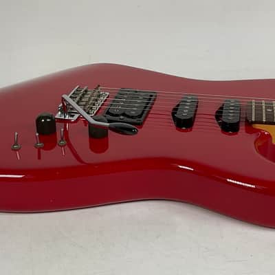 Vintage 1986 Squier Contemporary Fender Stratocaster Electric Guitar Red Japan image 10