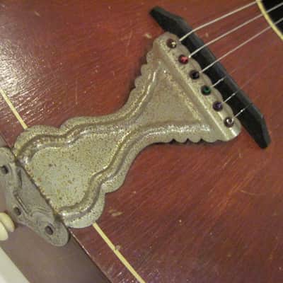 Vintage TELLENO Acoustic Guitar OLD parlor 1940's image 4