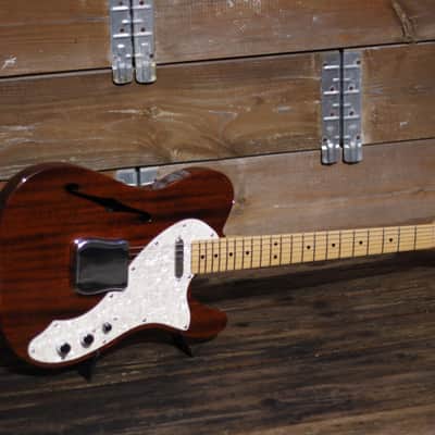 Squier Classic Vibe Telecaster Thinline 2014 - Natural Mahogany image 2