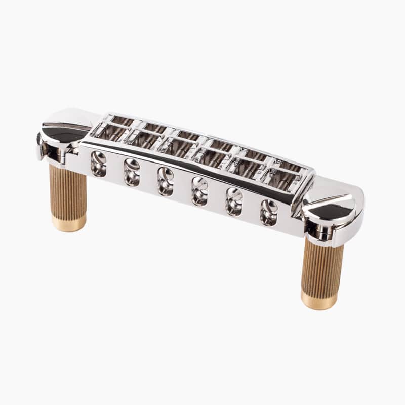 TonePros Locking Tune-O-Matic Bridge - Chrome image 1