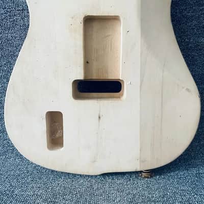 DIY Project Guitar Body Blank with HSH Routing in Natural Basswood image 3