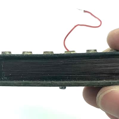 Vintage 1975 Fender Stratocaster Gray Bottom Alnico V Pickup Grey image 4