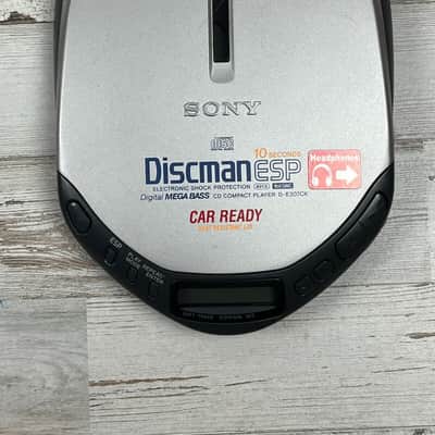Sony CD Player Discman ESP Mega Bass Car Ready Model D-E307CK Silver - Tested image 1