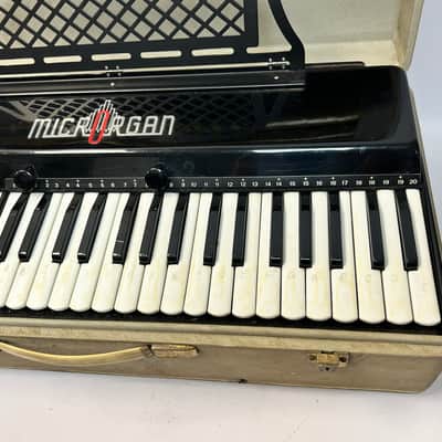 Farfisa Microrgan Made in Italy Rare 1950s-60s Functional with Legs and Lid image 3