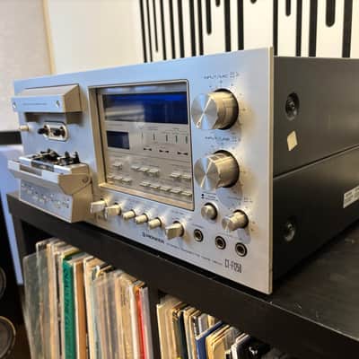 Pioneer CT-F1250 4-Track Stereo Cassette Tape Deck 1979 - 1981 - Silver image 3