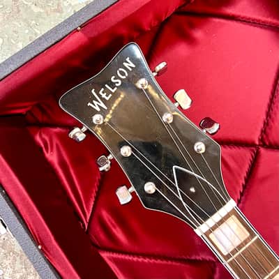 Welson DS-2T Hollowbody electric guitar 1960’s - Sunburst vox EKO Crucianelli es-335 original vintage italy image 9
