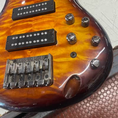 Ibanez Gr105eqm 1P-02 bass body with hardware - 2 tone burst image 2