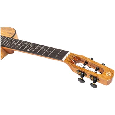 Flight SONGBIRD MANGO EQ-A Royal Series Solid Mango Top Mahogany Neck 4-String Tenor Acoustic-Electric Ukulele w/Gig Bag, Pickup & Humidifier image 14