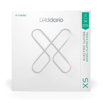 D'Addario XS 11-56 Medium Top / Extra Heavy Bottom, Nickel Electric Guitar Strings image 2