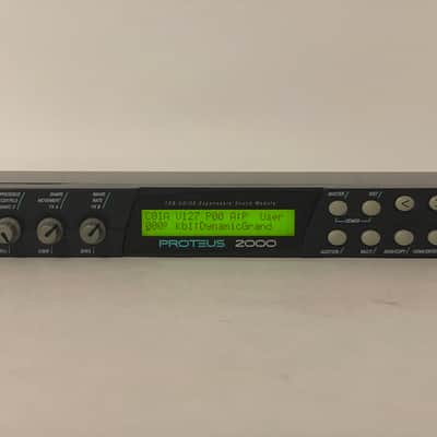 E-MU Systems Proteus 2000 Rackmount 128-Voice Sampler Module 1999 y2k 90s 100V -240V Made in USA Worldwide Shipment image 2