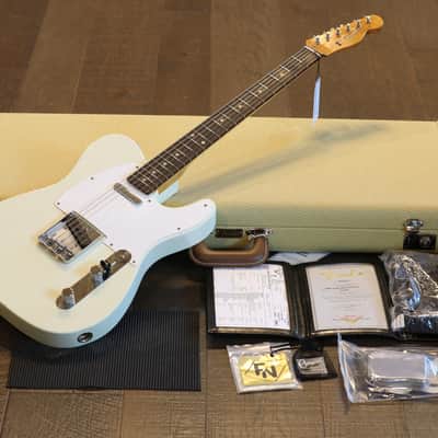 Unplayed! 2025 Fender Custom Shop Jimmy Page Mirrored Telecaster Electric Guitar White Blonde + COA OHSC image 1