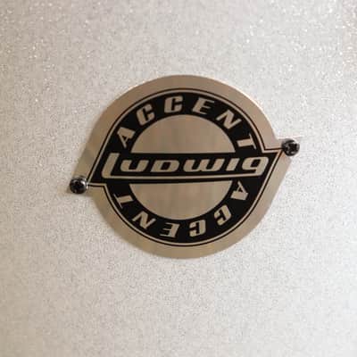 Ludwig Accent 8x10" Rack Tom Drum White Sparkle image 2