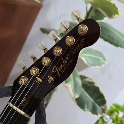 1983 Fender Telecaster Walnut Elite Gold RARE Flagship Top Model American Vintage 80s USA Electric Guitar Walnut Neck Original Hang Tag Manual image 9