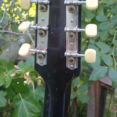 Yamaha FG-75 1973, cool Skull painting, playing great image 7
