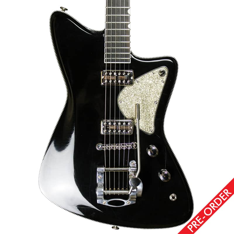 Vila Guitars - Austral Greta - 2021 - Distressed Tuxedo Black image 1