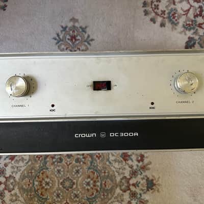 Crown DC 300A 2-Channel Power Amplifier - Silver image 1