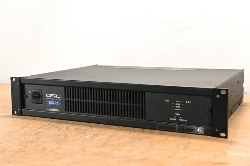 QSC CX702 2-Channel 700W Power Amplifier CG01V6T image 1