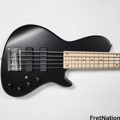 Sadowsky MetroLine Modern 5-String Single Cut Bass SML24SC5 24-Fret Black Satin 8.32lbs 2401-22 image 1