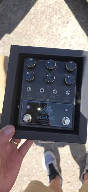 Walrus Audio Meraki Stereo Analog Delay Limited Edition - Blacked Out 2023 - Blacked Out image 1