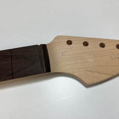 General Vintage Tone NOS Dalbergia Nigra electric guitar neck for S style ( Brazilian Rosewood ) Slab board full finished - Nitro image 5