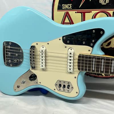 Squier FSR Classic Vibe '70s Jaguar Electric Guitar - Daphne Blue image 2