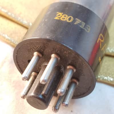 Raytheon 6V6GT/G tNOS AT1000 TESTED Vacuum Tube WWII era Premium Beam Power 1947-1952 image 8