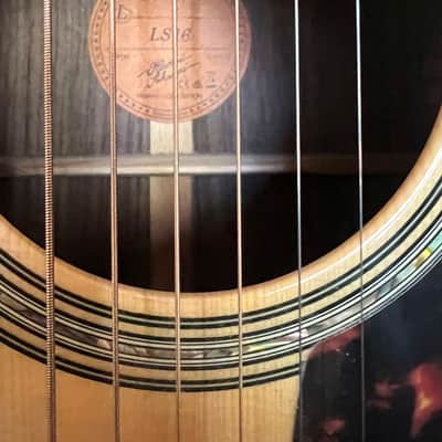 Yamaha LS16R L Series Spruce/Rosewood Concert with Electronics 2010s - Natural image 3