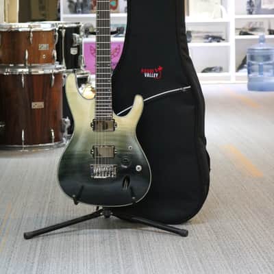 2019 Ibanez S61AL Axion Label Black Mirage Gradation Electric Guitar image 1