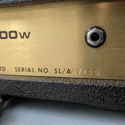 1975 Marshall MK II Super Lead 100W Head & Full Stack – Vintage Icon image 5