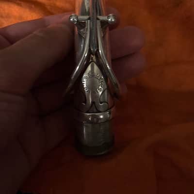 1931 Selmer Paris "Cigar Cutter" Super Sax Alto Saxophone, Silver Plate image 16