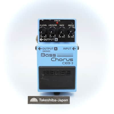 Boss CEB-3 Bass Chorus Pink Label Guitar Effect Pedal BK70450