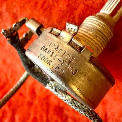 Gibson ES-335 es-175 wiring harness 1961 - CTS dual humbucker 500k  original vintage USA image 4