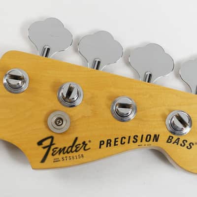 1977 Fender Fretless Precision Bass Mocha Walnut Brown with Hardshell Case imagen 8