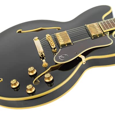 2022 Epiphone Sheraton II Pro Ebony #22061511802 image 2