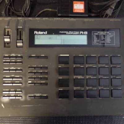 Roland R-8 Human Rhythm Composer 1980s - Black image 1