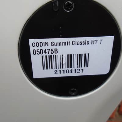 Godin Summit Classic HT Transparent White w/bag-demo image 6