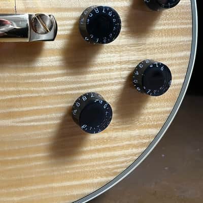 LP Style Electric Guitar - Gold Hardware W/ Flamed Maple Top image 3